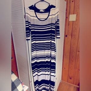 Calvin Klein 3/4 Sleeve Cotton Dress Size 12